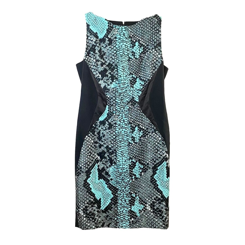 Antonio Berardi Snake Print Sheath Dress Women Sz 48 (US Large) Multicolor NWOT
